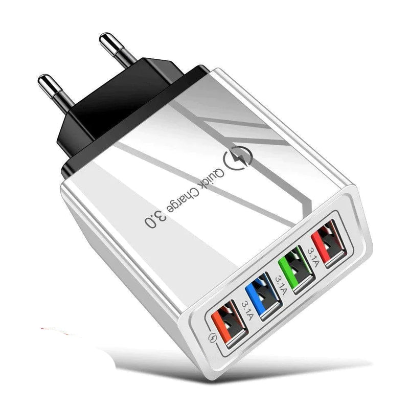 Carregador usb carga rápida 3.0 3.1a - Oferta Certa Online