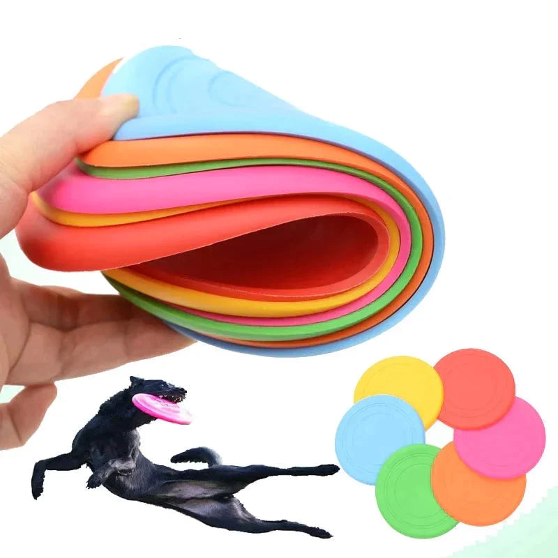 Disco de silicone - brinquedo para pet - Oferta Certa Online