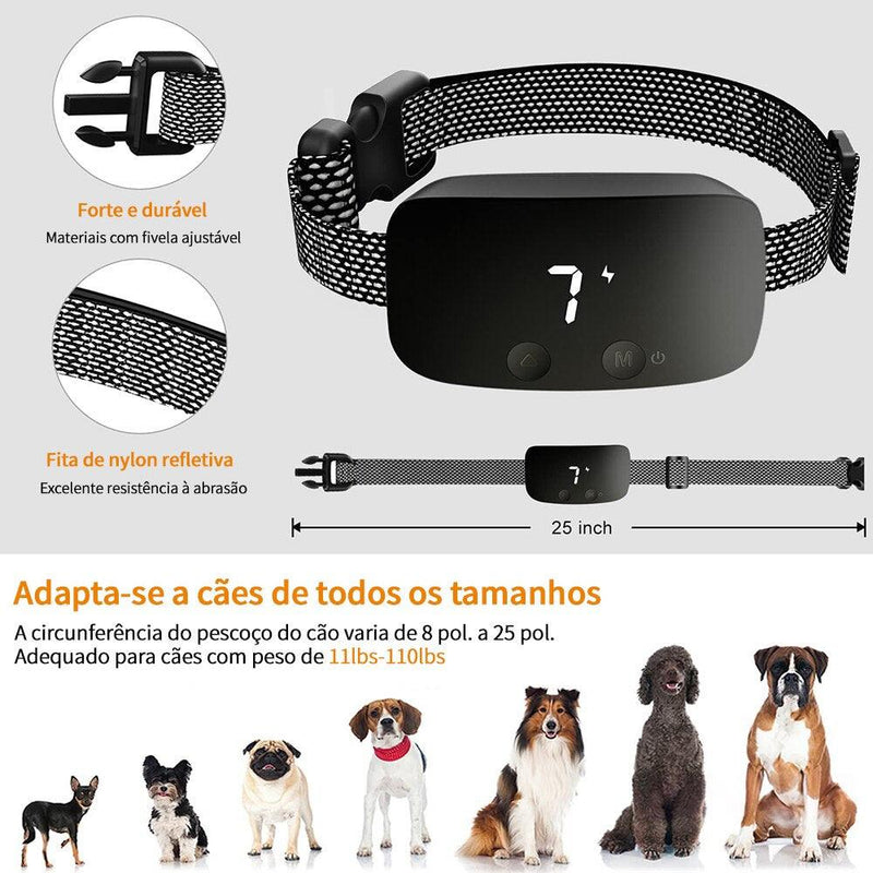 Coleira antilatido para cães - Oferta Certa Online