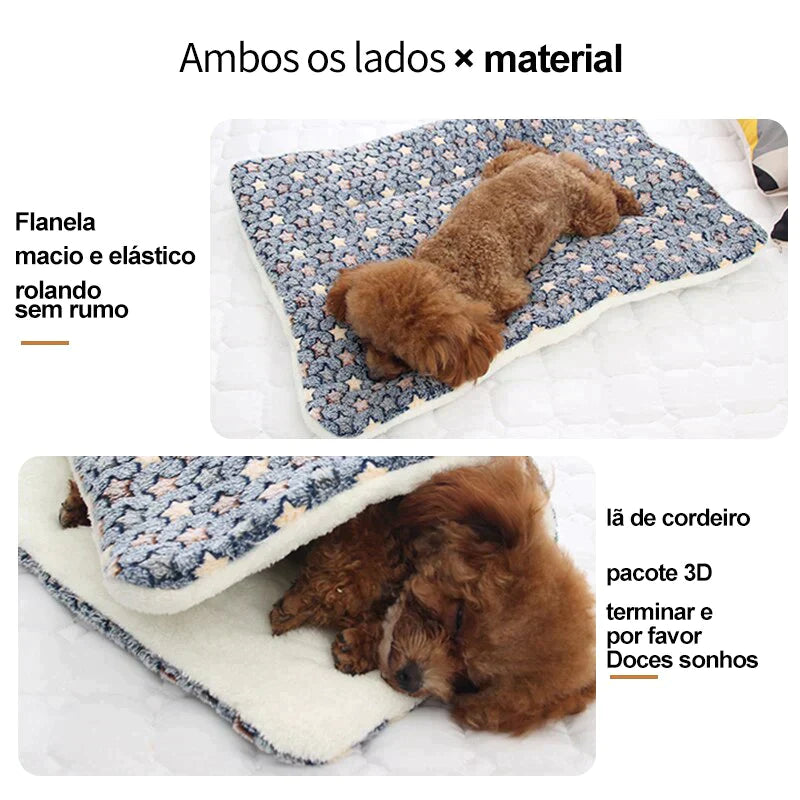 Cobertor peludo - serve como caminha para seu pet - Oferta Certa Online