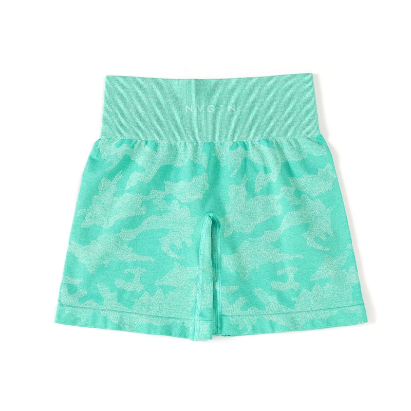 Shorts sem costura camuflado - Oferta Certa Online